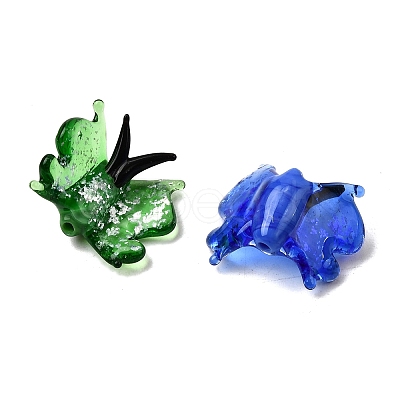 Transparent Lampwork Beads LAMP-F037-01B-1