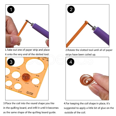 Quilling Paper Strips DIY-J001-3mm-B20-1