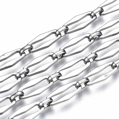 Tarnish Resistant 304 Stainless Steel Link Chains CHS-T003-10P-NF-1