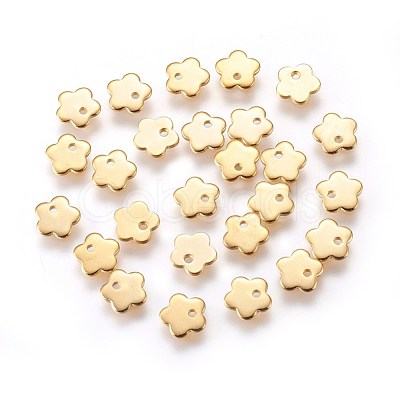 201 Stainless Steel Charms STAS-E447-17G-1