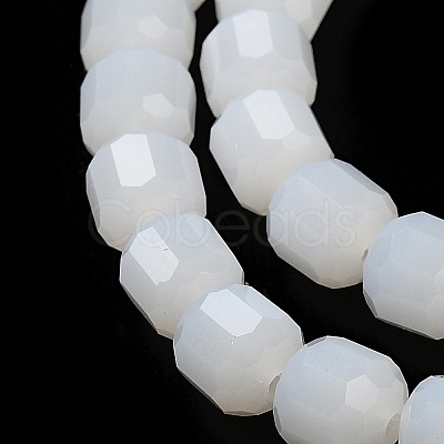 Imitation Jade Glass Bead Strands GLAA-G112-02C-1