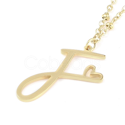 304 Stainless Steel Pendant Necklaces LS-NJEW-H029-02G-F-1