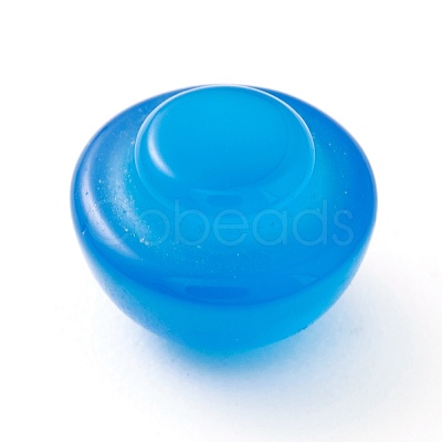 Natural Blue Agate Cabochons G-B009-09-A-1