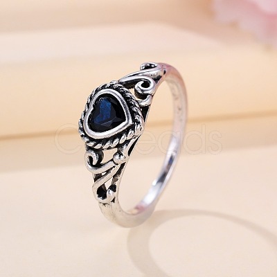 Brass Micro Pave Cubic Zirconia Finger Rings for Women FS-WGE7315-03-1
