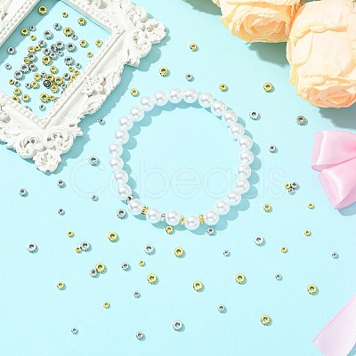 120Pcs 6 Styles Brass Beads KK-CJ0003-42-1