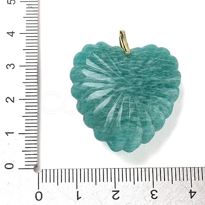 Natural Amazonite Carved Pendants G-C276-01G-12-1