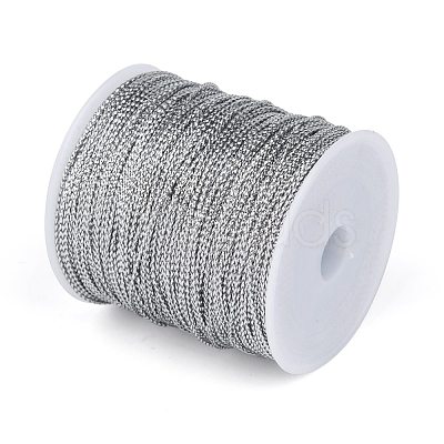 1mm Jewelry Braided Thread Metallic Threads MCOR-S002-02-1