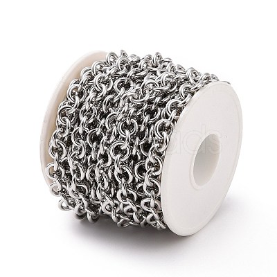 Tarnish Resistant 304 Stainless Steel Rolo Chains CHS-H013-07P-1