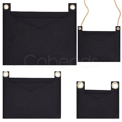 3Pcs 3 Style Felt Bags Organizer Insert PURS-WR0006-85A-1