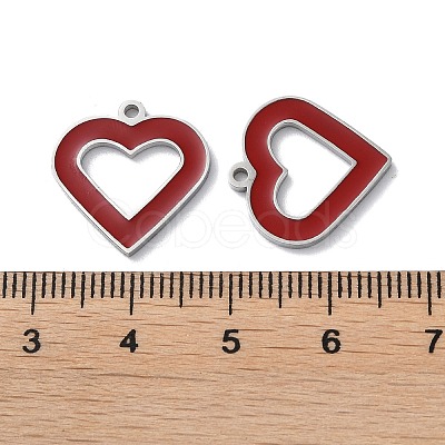304 Stainless Steel Pendants STAS-C083-04P-02-1