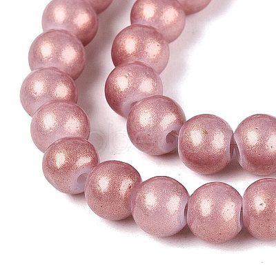 Baking Paint Glass Pearl Beads Strands LS-DGLA-ZX001-05B-06-1