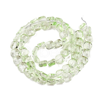 Electroplate Glass Beads Strands EGLA-N012-07E-1