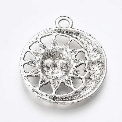 Tibetan Style Alloy Pendants LS-X-TIBE-T010-06AS-RS-1