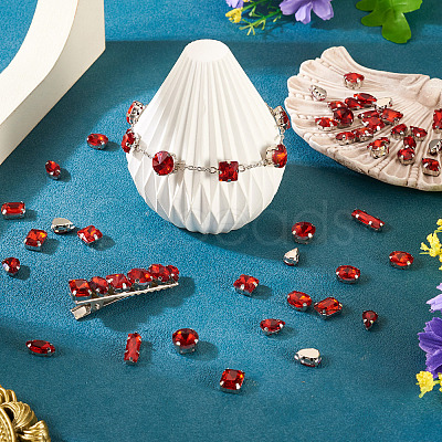80Pcs 8 Styles Sew on Rhinestone RGLA-TA0001-11B-1