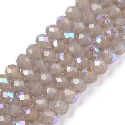 Electroplate Glass Beads Strands EGLA-A044-J4mm-L10-1
