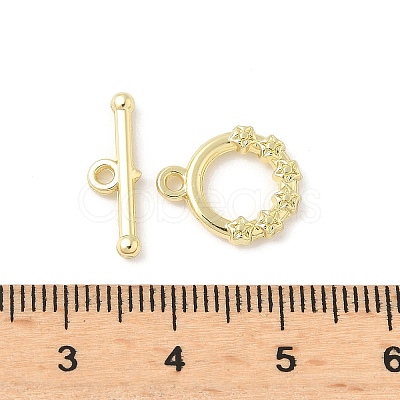 Alloy Toggle Clasps FIND-B047-05G-1