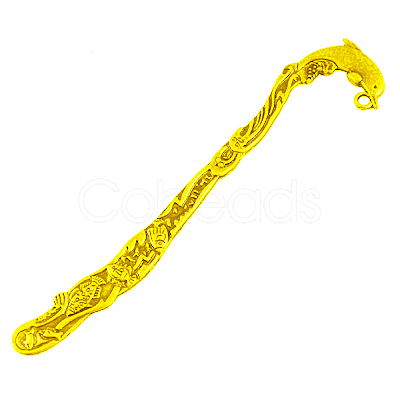 Zinc Alloy Bookmarks LS-PALLOY-R341-G-LF-1