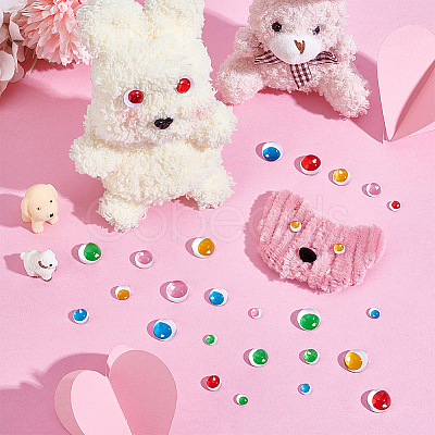 80Pcs 40 Styles Glass Doll Craft Eyes DIY-PH0030-60-1