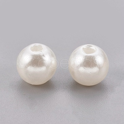 ABS Plastic Imitation Pearl Beads KY-G009-10mm-02-1