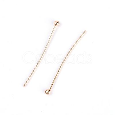 Brass Ball Head Pins KK-WH0043-03C-01-1