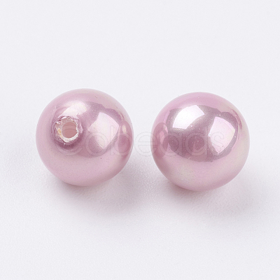 Shell Pearl Half Drilled Beads BSHE-G016-8mm-02-1
