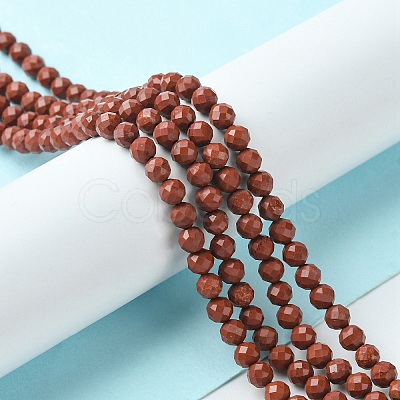 Natural Red Jasper Beads Strands G-F748-H01-03-1