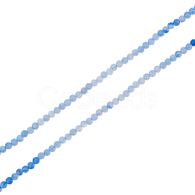 1 Strand Natural Dyed & Heated Blue Aventurine Beads Strands G-DC0001-05-1