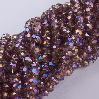Glass Beads Strands GLAA-F077-1