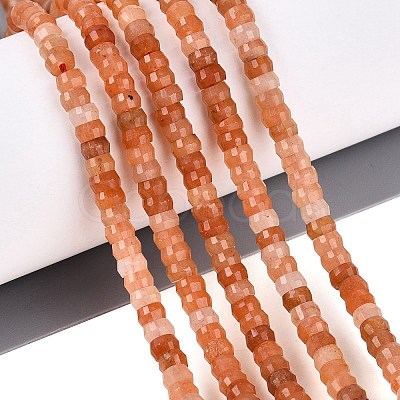 Natural Red Aventurine Beads Strands LS-G-Q606-46A-06-1