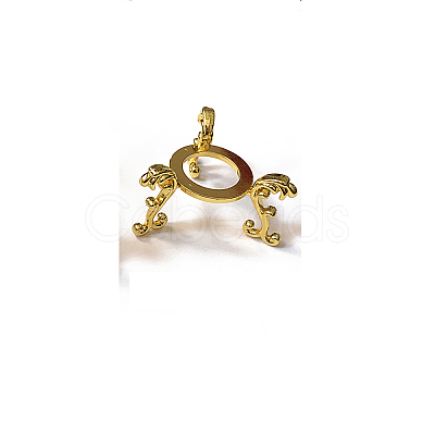 Alloy Crystal Ball Base Display Stand WICR-PW0001-15A-G-1