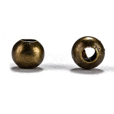 Brass Smooth Round Beads J0JX9052-1