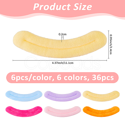 36Pcs 6 Colors Velvet Doll Lip FIND-FH0016-47B-1