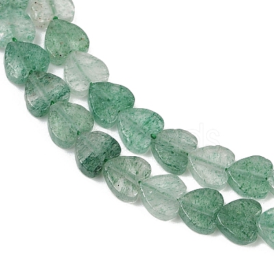 Natural Green Strawberry Quartz Beads Strands G-M403-A44-02-1