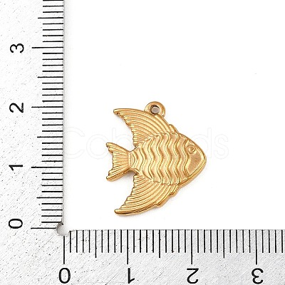 304 Stainless Steel Pendants STAS-K287-08B-G-1