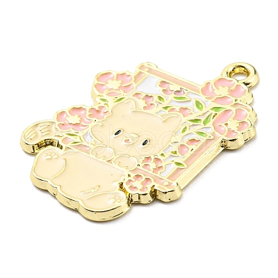 Zinc Alloy Enamel Pendants ENAM-Q502-01LG-04-1