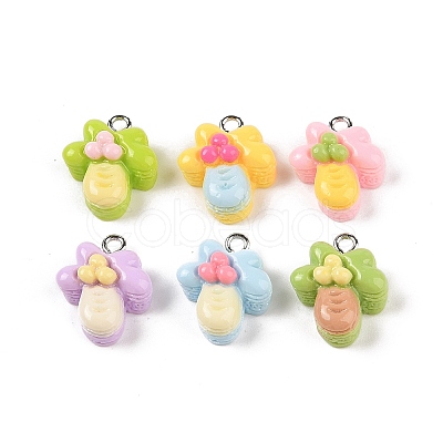 Opaque Resin Pendants MACR-P043-N05-1