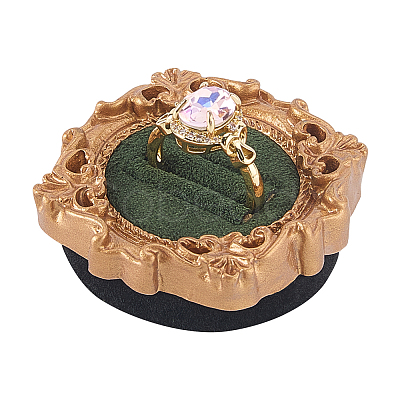 Round Wood Ring Display Trays RDIS-WH0032-006B-1