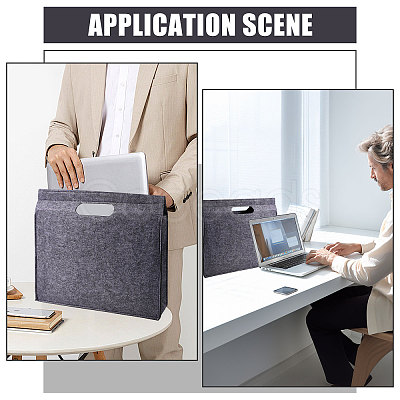 Rectangle Felt Purse Organizer Insert DIY-WH0899-816B-1