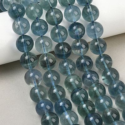Natural Blue Fluorite Beads Strands GG-CBAF158-12mm-1