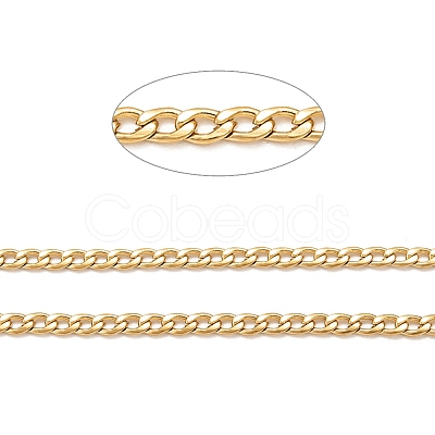 Ion Plating(IP) 304 Stainless Steel Twisted Chain Curb Chains CHS-H007-29G-1