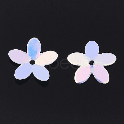 Plastic Paillette Beads PVC-R012-0510-1