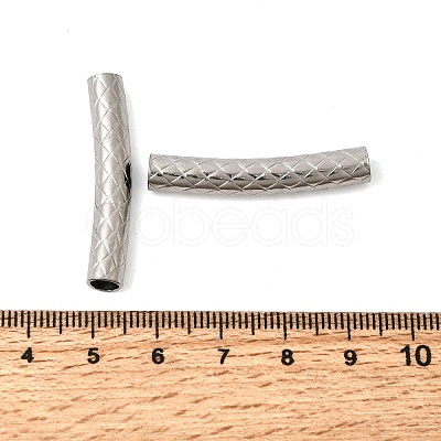 304 Stainless Steel Tube Beads STAS-B128-13B-P-1