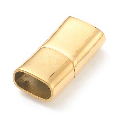 Ion Plating(IP) 316 Surgical Stainless Steel Magnetic Clasps with Glue-in Ends STAS-G241-14B-G-1
