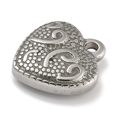 304 Stainless Steel Pendants STAS-D197-21AS-01-1