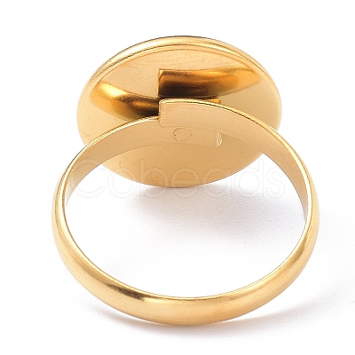Ion Plating(IP) 304 Stainless Steel Finger Rings Components STAS-P291-02C-G-1