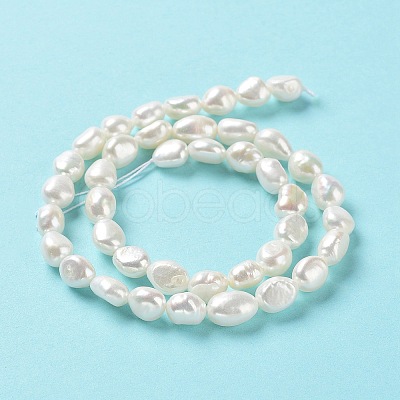 Natural Cultured Freshwater Pearl Beads Strands PEAR-Z002-16-1