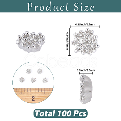 100Pcs Alloy Cabochons FIND-SC0022-09P-1