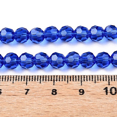 Transparent Glass Beads LS-EGLA-A035-T6mm-D21-1