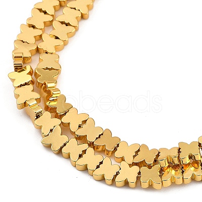 Electroplated Synthetic Non-magnetic Hematite Beads Strands G-C156-02-1