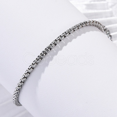 Tarnish Resistant Adjustable 304 Stainless Steel Slider Bracelets BJEW-L653-002A-P-1